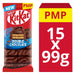 KitKat Double Chocolate Sharing Bar 99g PMP (Box of 15) - BritishGram.com