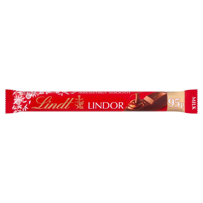 Lindt Lindor Milk Chocolate Bar 38g (Box of 24) - BritishGram.com
