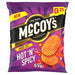 McCoy's Hot 'N' Spicy Sharing Crisps 65g (Box of 20) - BritishGram.com
