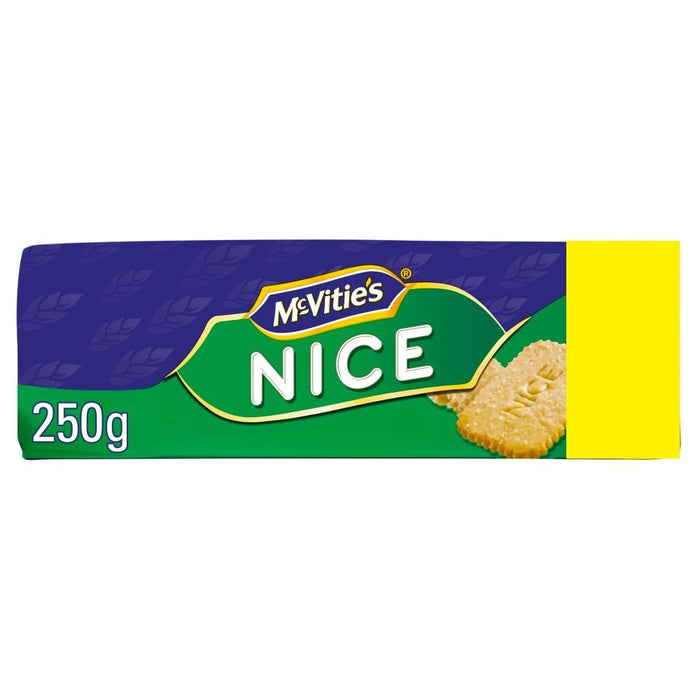 McVitie's Nice PMP 250g (Box of 12) - BritishGram.com