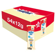 Milkybar White Chocolate Kid Bar 12g (Box of 54) - BritishGram.com