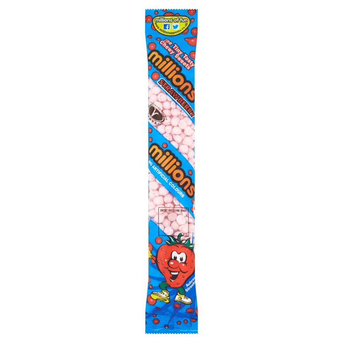 Millions Strawberry 55g (Case of 12) - BritishGram.com
