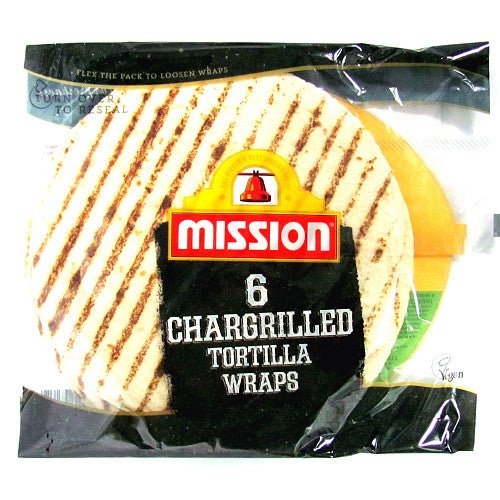 Mission 6 Chargrilled Tortilla Wraps - BritishGram.com