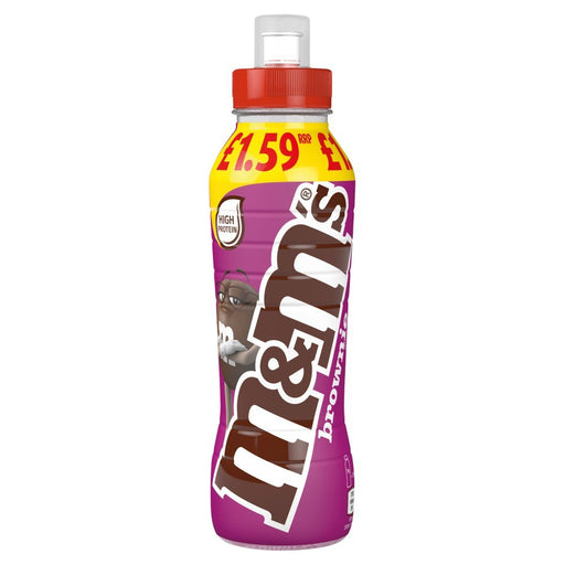 M&M Chocolate Brownie Milkshake 350ml (Case of 8) - BritishGram.com