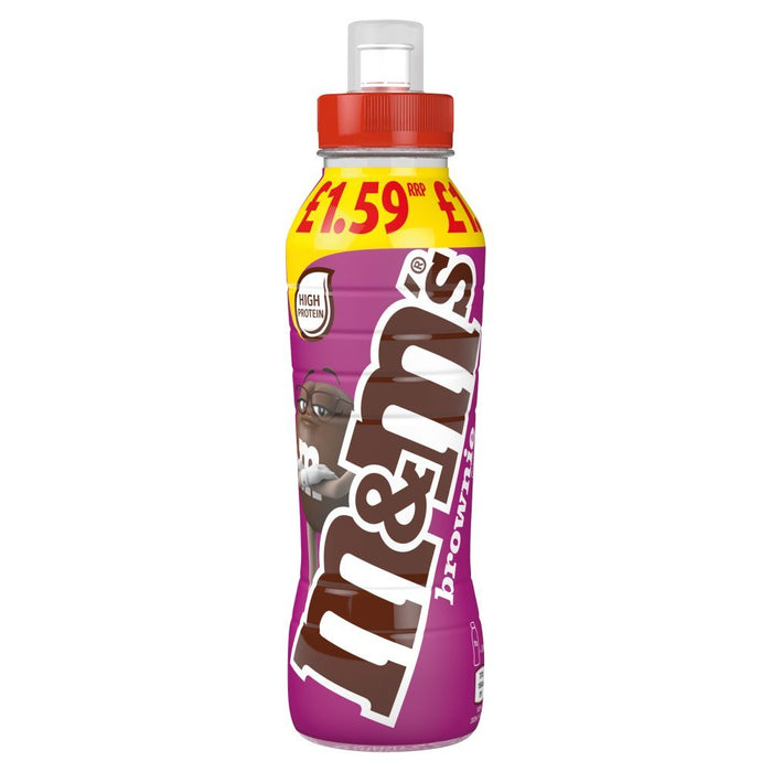M&M Chocolate Brownie Milkshake 350ml (Case of 8) - BritishGram.com