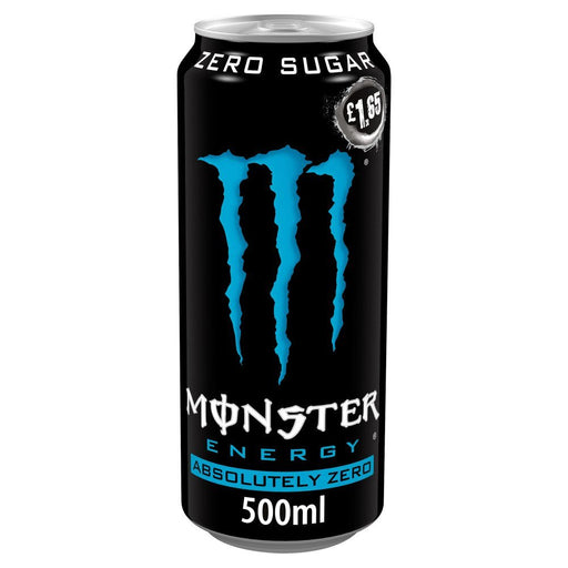 Monster Energy Drink Absolutely Zero Sugar 500ml (Case of 12) - BritishGram.com