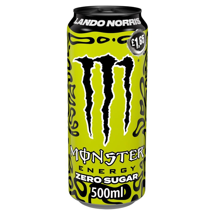Monster Energy Drink Lando Norris Zero Sugar 500ml (Case of 12) - BritishGram.com