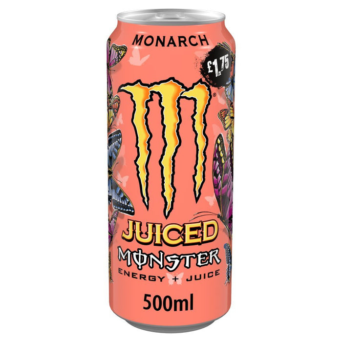 Monster Energy Drink Monarch PMP 500ml (Case of 12) - BritishGram.com