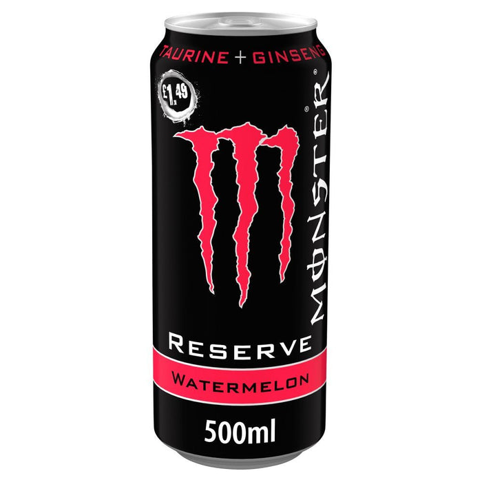 Monster Energy Drink Reserve Watermelon PMP 500ml (Case of 12) - BritishGram.com