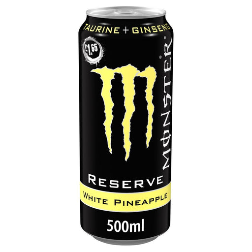Monster Energy Drink Reserve White Pineapple PMP 500ml (Case of 12) - BritishGram.com