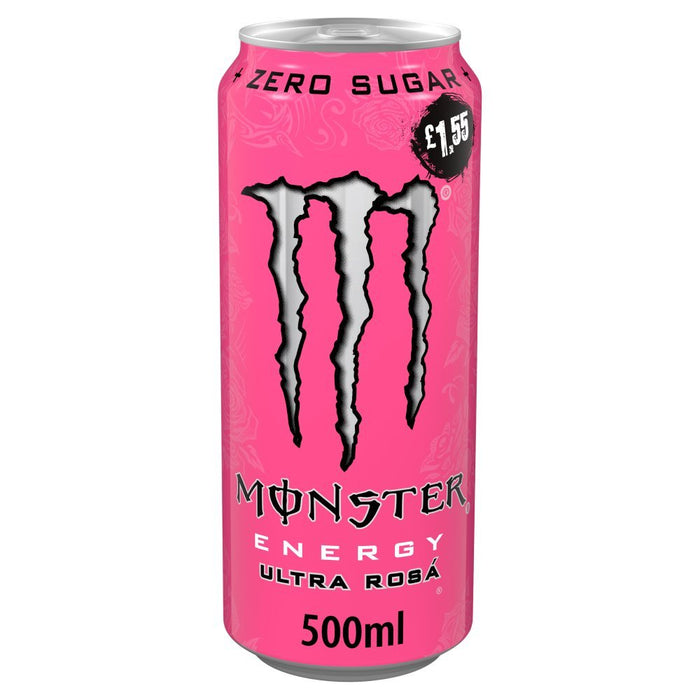 Monster Energy Drink Ultra Rosa PMP 500ml (Case of 12) - BritishGram.com
