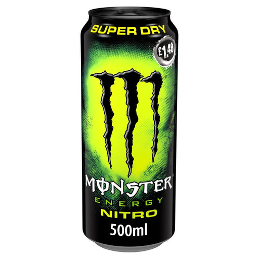 Monster Energy Nitro Super Dry 500ml (Case of 12) - BritishGram.com