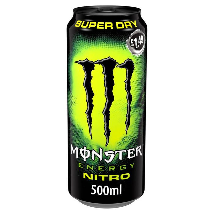 Monster Energy Nitro Super Dry 500ml (Case of 12) - BritishGram.com