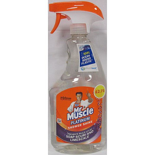 Mr Muscle Platinum Shower Trigger 750ml (Case of 6) - BritishGram.com