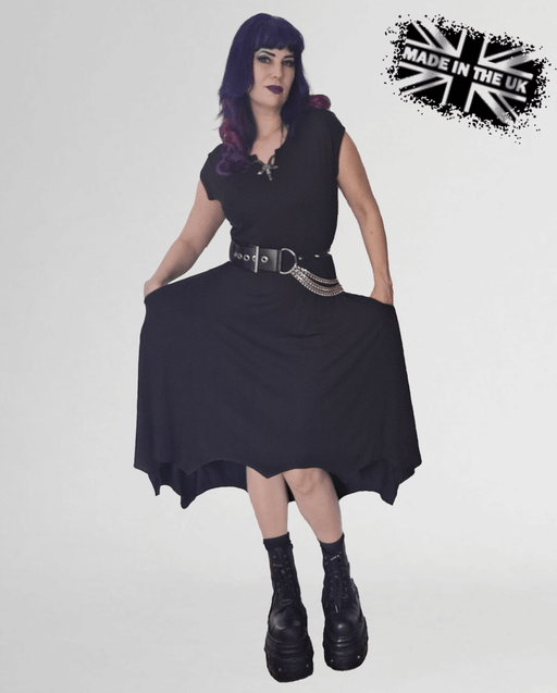 Necessary Evil Evaki Hi Low Dress - BritishGram.com