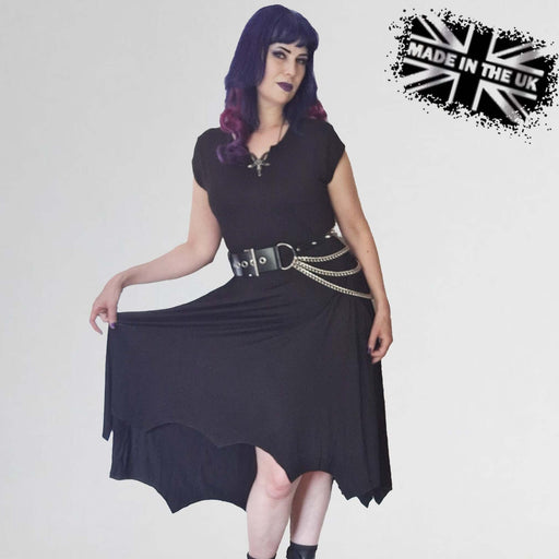 Necessary Evil Evaki Hi Low Dress - BritishGram.com