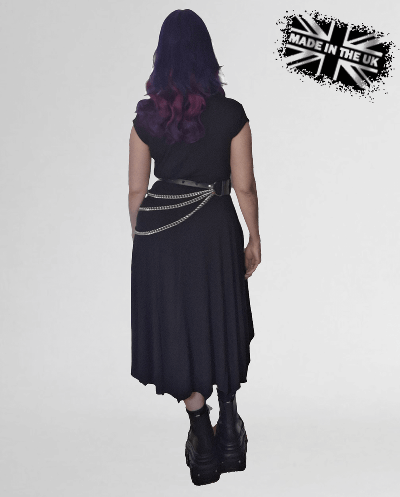Necessary Evil Evaki Hi Low Dress - BritishGram.com