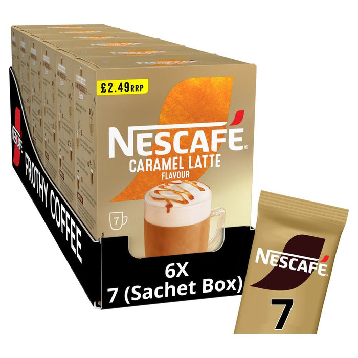 Nescafe Caramel Latte PMP 7x17g (Case of 6) - BritishGram.com
