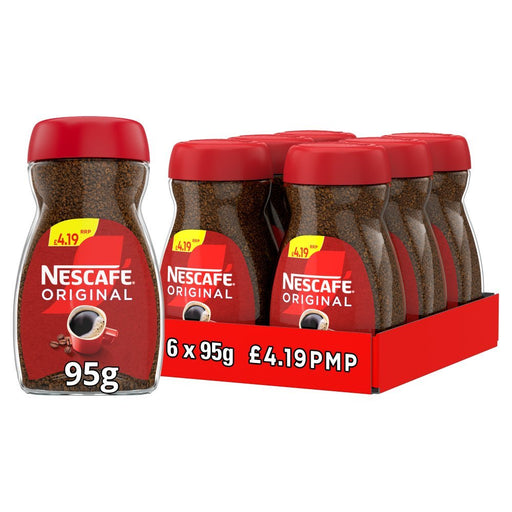 Nescafe Original Instant Coffee 95g (Case of 6) - BritishGram.com