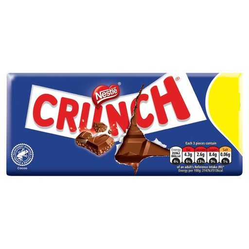 Nestle Crunch Milk Bar PMP 100g (Box of 20) - BritishGram.com