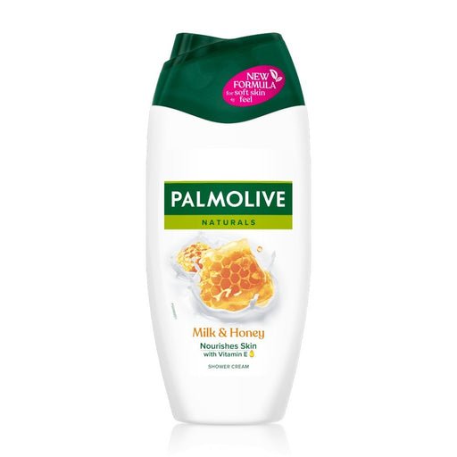 Palmolive Naturals Milk & Honey Shower Gel Body Wash 250ml (Case of 6) - BritishGram.com