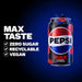 Pepsi Max Cherry No Sugar PMP 330ml (Case of 24) - BritishGram.com