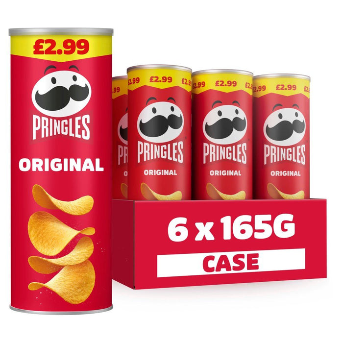 Pringles Original PMP 165g (Case of 6) - BritishGram.com