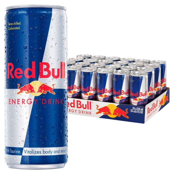 Red Bull Energy Drink 250ml (Case of 24) - BritishGram.com