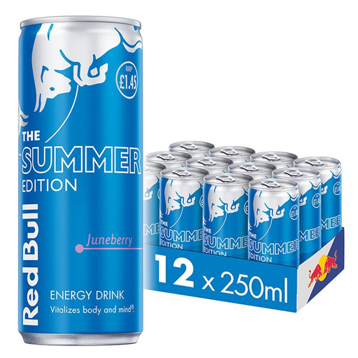 Red Bull Energy Drink Summer Edition Juneberry 250ml (Case of 12) - BritishGram.com