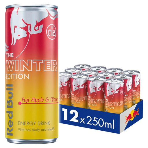 Red Bull The Winter Edition Fuji Apple & Ginger Energy Drink (Case of 12) - BritishGram.com