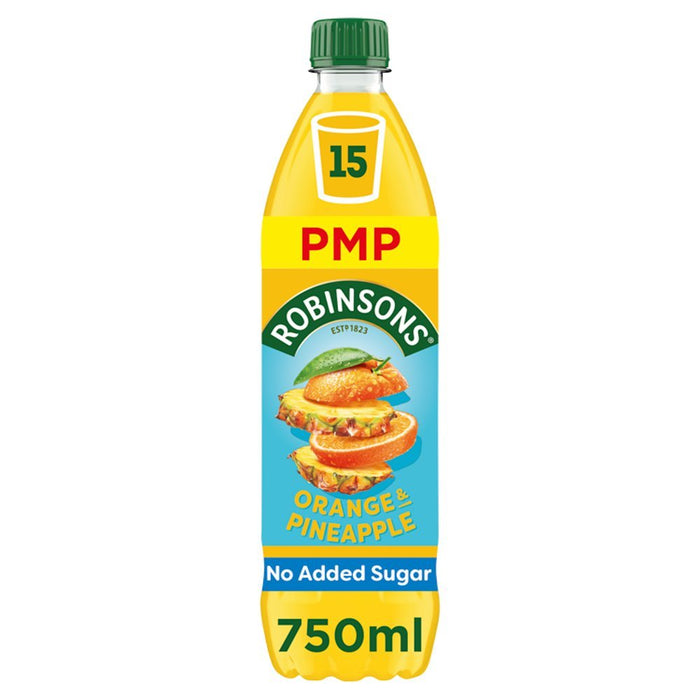 Robinsons Orange & Pineapple Squash PMP 750ml - BritishGram.com