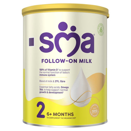 SMA Follow - on Baby Milk Powder Formula 6 - 12 Months 800g - BritishGram.com