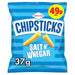 Smiths Chipsticks Salt & Vinegar Snacks Crisps 37g (Box of 30) - BritishGram.com