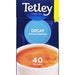 Tetley Decaf 40 Tea Bags PMP (Case of 6) - BritishGram.com