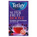 Tetley Super Fruits Boost Blueberry and Raspberry 20 Tea Bags - BritishGram.com