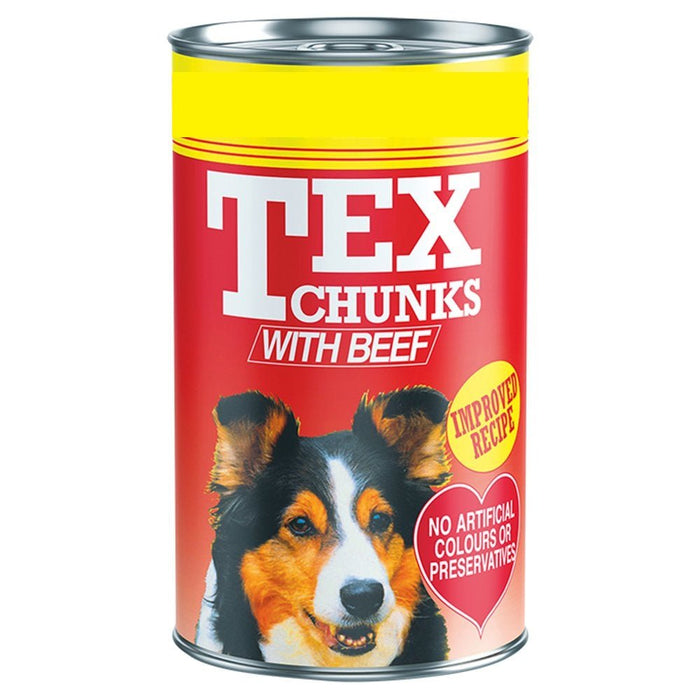 Tex Chunks with Beef 1.2kg (Case of 6) - BritishGram.com