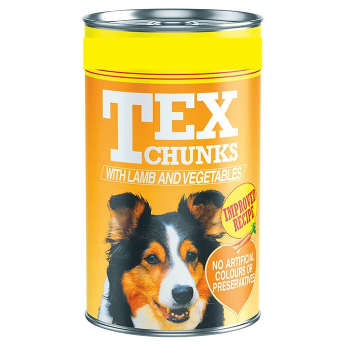 Tex Chunks with Lamb & Vegetables 1.2kg (Case of 6) - BritishGram.com