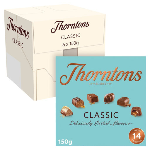 Thorntons Classic Collection Chocolate Gift Box 150g (Case of 6) - BritishGram.com