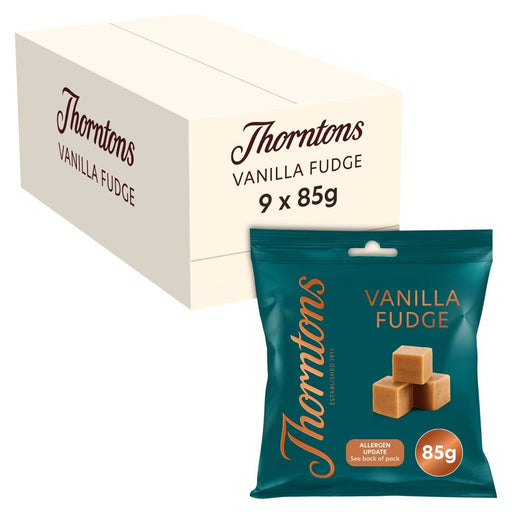 Thorntons Vanilla Fudge 85g (Box of 9) - BritishGram.com