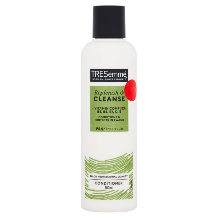 TRESemmé PRO Style Tech Replenish & Cleanse Conditioner 300ml (Case of 6) - BritishGram.com