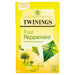 Twinings Pure Peppermint 20 Single Tea Bags 40g (Case of 4) - BritishGram.com