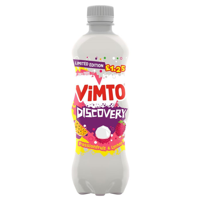 Vimto Discovery Passionfruit & Lychee 500ml (Case of 12) - BritishGram.com