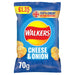 Walkers Cheese & Onion Crisps PMP 70g (Box of 18) - BritishGram.com