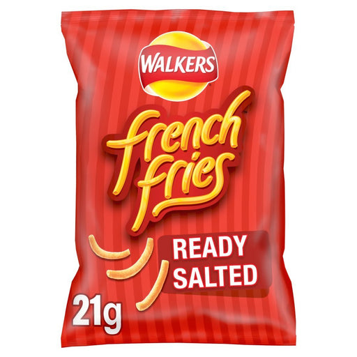 Walkers French Fries Ready Salted Snacks, 21g (Box of 32) - BritishGram.com