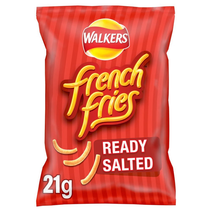 Walkers French Fries Ready Salted Snacks, 21g (Box of 32) - BritishGram.com