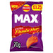 Walkers Max Extra Flamin' Hot Sharing Bag Crisps 70g (Box of 15) - BritishGram.com