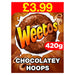 Weetos Chocolatey Hoops PMP 420g (Case of 8) - BritishGram.com