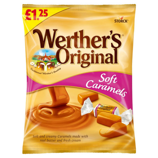 Werther's Original Soft Caramels 110g (Box of 12) - BritishGram.com