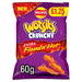 Wotsits Crunchy Extra Flamin' Hot Sharing Bag Crisps 60g (Box of 15) - BritishGram.com