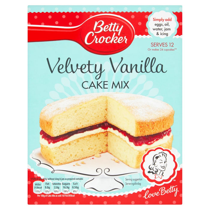 Betty Crocker Yellow Cake Mix (430gr) – American Food Ave.